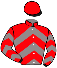 casaque portée par Rochard B. jockey du cheval de course LOVINA PERRINE, information pmu ZETURF