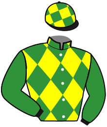 casaque portée par Rochard B. jockey du cheval de course MOHITO DE GUEZ, information pmu ZETURF