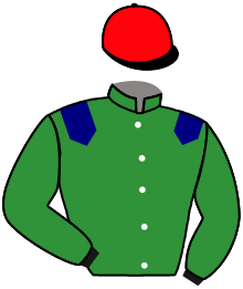 casaque portée par Grosso Mlle L. jockey du cheval de course BIG FREEZE, information pmu ZETURF