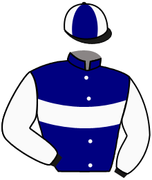 casaque portée par Ferreira N. jockey du cheval de course MAURA MAGUIRE, information pmu ZETURF
