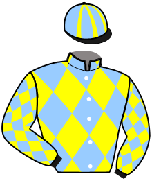 casaque portée par Gout Mlle L. jockey du cheval de course KANSAS DE LUBEL, information pmu ZETURF casaque portée par Gout Mlle L. jockey du cheval de course KANSAS DE LUBEL, information pmu ZETURF