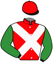 casaque portée par Rebeche A. jockey du cheval de course LADY DE RICO, information pmu ZETURF