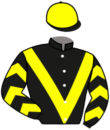 casaque portée par Crastus A. jockey du cheval de course HOMO DEUS, information pmu ZETURF
