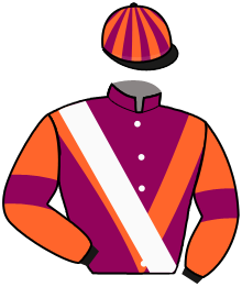 casaque portée par Mekouche Mlle A. jockey du cheval de course DO RE MIX, information pmu ZETURF