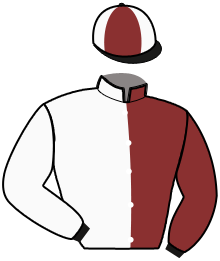 casaque portée par Lauron M. jockey du cheval de course CULCOR, information pmu ZETURF
