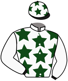 casaque portée par Mendizabal I. jockey du cheval de course PASAND, information pmu ZETURF