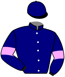 casaque portée par Nicoleau J. jockey du cheval de course CHAHINE, information pmu ZETURF