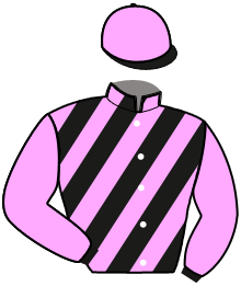casaque portée par Brossard K. jockey du cheval de course LOLITA ROLAU, information pmu ZETURF