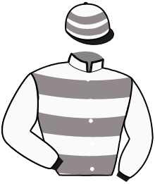 casaque portée par Stefano S. jockey du cheval de course ITXASSOU, information pmu ZETURF