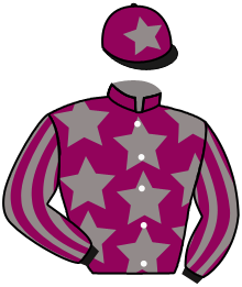 casaque portée par Subias A. jockey du cheval de course FRENCH KANKAN, information pmu ZETURF