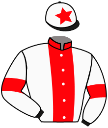 casaque portée par Dubord Rom. jockey du cheval de course SILAHAI GIRL, information pmu ZETURF