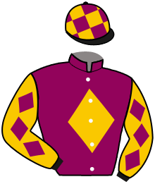 casaque portée par Werle A. jockey du cheval de course SKY AMBER KRF, information pmu ZETURF