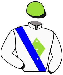 casaque portée par Eyquem Jb. jockey du cheval de course HADEE MATIKA (AR), information pmu ZETURF