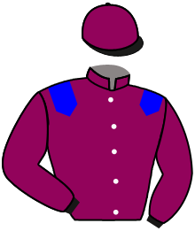 casaque portée par Jamin Pl. jockey du cheval de course HALF SOVEREIGN, information pmu ZETURF