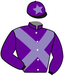 casaque portée par Thomas Ron. jockey du cheval de course MEGARRY, information pmu ZETURF