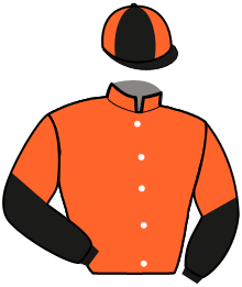 casaque portée par Koubiche Jér. jockey du cheval de course JAVA DES TIGARDS, information pmu ZETURF