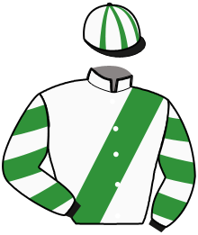 casaque portée par Tamsin P. jockey du cheval de course JIVRY, information pmu ZETURF