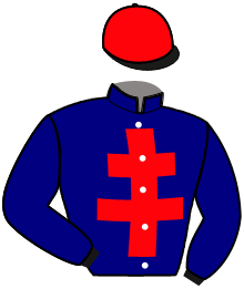 casaque portée par Callier Mme M. jockey du cheval de course HORTANCE FOLLE, information pmu ZETURF