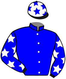 casaque portée par Trullier T. jockey du cheval de course CORYPHEENE, information pmu ZETURF