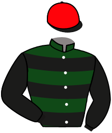 casaque portée par Le Clerc B. jockey du cheval de course CAITLIN'S COURT, information pmu ZETURF