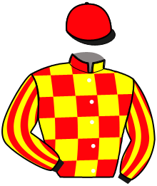casaque portée par Pacha N. jockey du cheval de course KEADYE CASH DU DAN, information pmu ZETURF