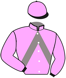 casaque portée par Heritier G. jockey du cheval de course HARCOURT DE PADD, information pmu ZETURF