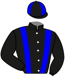 casaque portée par Cabos V. jockey du cheval de course LOOPING AR, information pmu ZETURF
