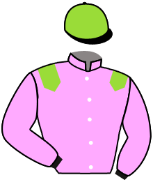 casaque portée par Hardouin E. jockey du cheval de course MONJARAZ, information pmu ZETURF