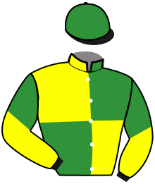 casaque portée par Bonne D. jockey du cheval de course LUTTE DU LOGIS, information pmu ZETURF