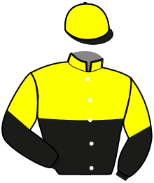 casaque portée par Briand Thé. jockey du cheval de course ISENGRINE ABSOLUTE, information pmu ZETURF