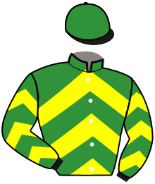 casaque portée par Thonnerieux K. jockey du cheval de course KEPLER D'AUVILLIER, information pmu ZETURF