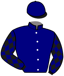 casaque portée par Fresneau L. jockey du cheval de course LORCANTA, information pmu ZETURF