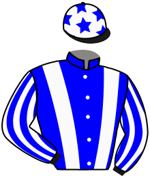 casaque portée par Grandin Mar. jockey du cheval de course PURBRIGHT DRALLIV, information pmu ZETURF