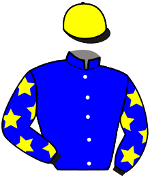 casaque portée par Ferron Jea. jockey du cheval de course FONZY D'HERIPRE, information pmu ZETURF