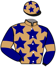 casaque portée par Peltier F. J. jockey du cheval de course KLINT D'ESPOIR, information pmu ZETURF