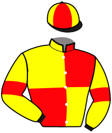 casaque portée par Lebourgeois Y. jockey du cheval de course KAROLINA DI SEMBLE, information pmu ZETURF
