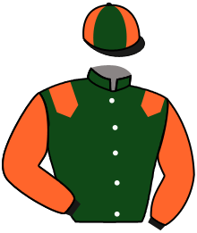 casaque portée par Bonnet E. jockey du cheval de course CABAL DE FLETCHA, information pmu ZETURF