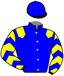 casaque portée par Gelhay B. jockey du cheval de course KIEF DU NORD, information pmu ZETURF