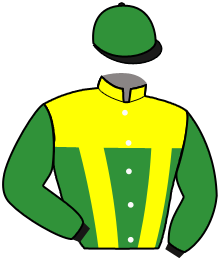 casaque portée par Nivard F. jockey du cheval de course HOLGER DANSKE, information pmu ZETURF casaque portée par Nivard F. jockey du cheval de course HOLGER DANSKE, information pmu ZETURF