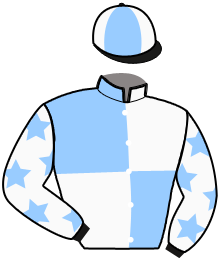 casaque portée par Chevrier Al. jockey du cheval de course MOONLIGHT STAR, information pmu ZETURF