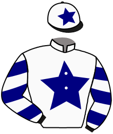 casaque portée par Grandin Mar. jockey du cheval de course PEPIER, information pmu ZETURF