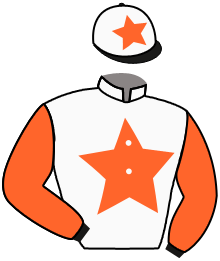 casaque portée par Baron Axe. jockey du cheval de course CARRE DE SOIE, information pmu ZETURF