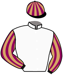 casaque portée par Pacaut Mme Cor. jockey du cheval de course FLAMBOYANTE, information pmu ZETURF