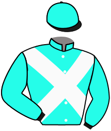 casaque portée par Baron Axe. jockey du cheval de course WATT OHM, information pmu ZETURF