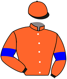 casaque portée par Roger Mlle Cl. jockey du cheval de course GROUPE DE POTES, information pmu ZETURF