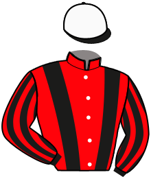 casaque portée par Martens C. jockey du cheval de course MAESTRIA GALAA, information pmu ZETURF