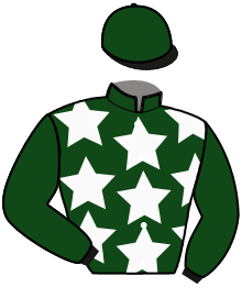 casaque portée par Vercruysse P. jockey du cheval de course DARLINGTON FAME, information pmu ZETURF
