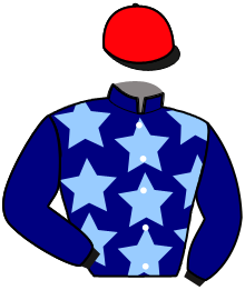 casaque portée par Roger Mlle Cl. jockey du cheval de course NEVITA LOVE JO, information pmu ZETURF