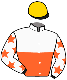 casaque portée par Rochard B. jockey du cheval de course STACCATO HL, information pmu ZETURF