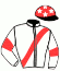 casaque portée par Re G. jockey du cheval de course CULLINAN, information pmu ZETURF